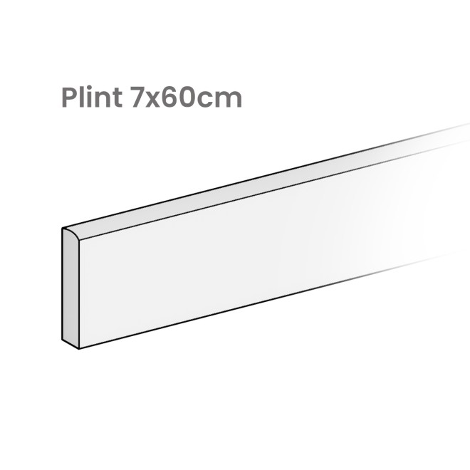 Dado Charme Grey Plint 7x60cm